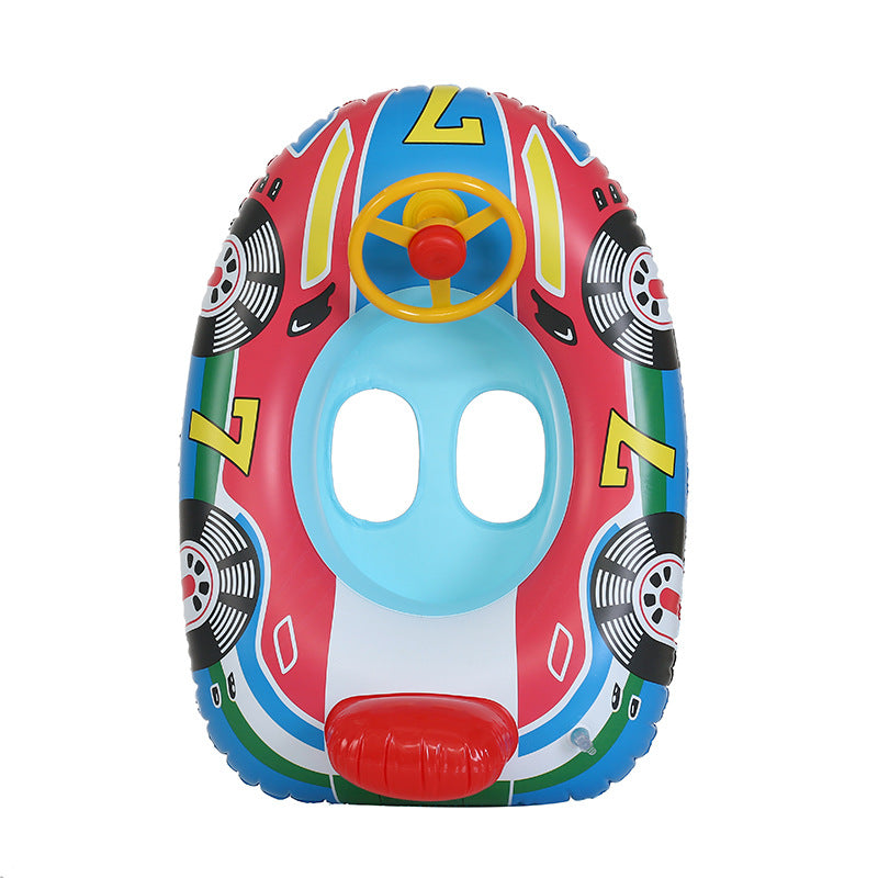 Flotador Hinchable Infantil con Forma de Coche y Volante - vista 6