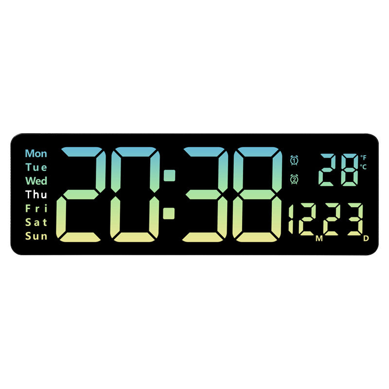 Reloj de Pared LED Digital con Mando a Distancia y Temperatura - vista 12