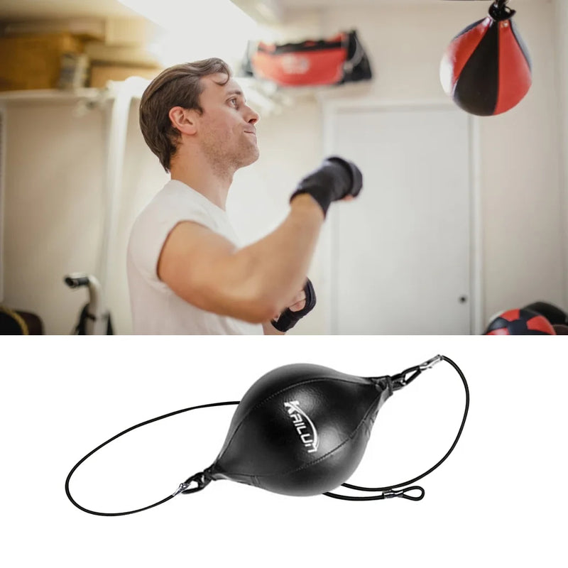 Saco de Boxeo de Velocidad, Piel PU, Doble Anclaje - vista 10
