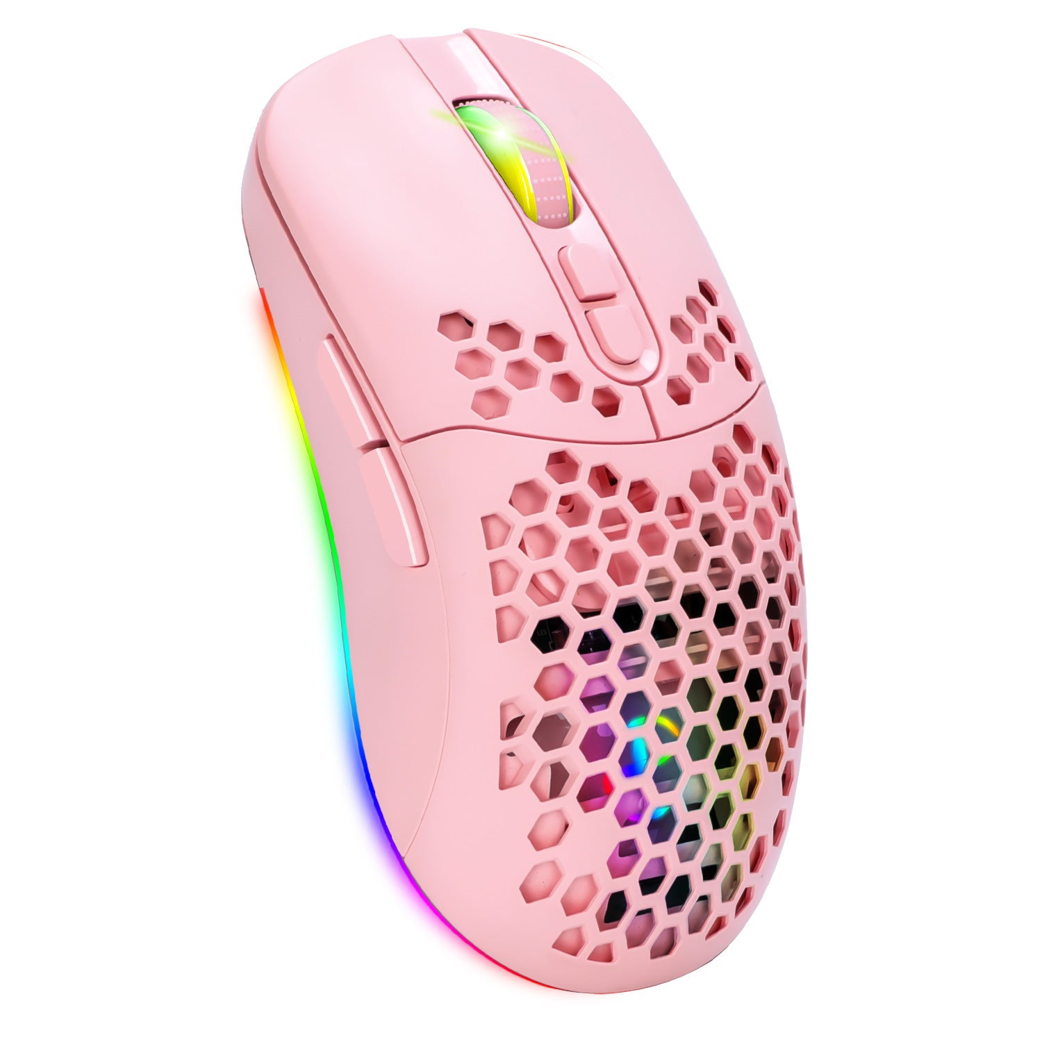 Ratón Inalámbrico RGB Silencioso y Ligero