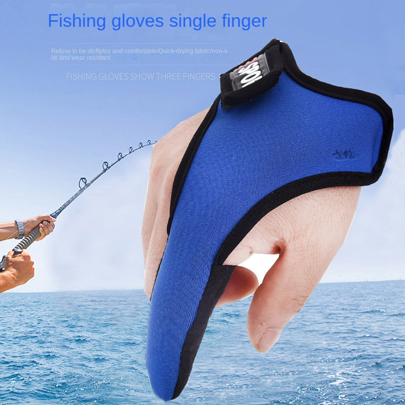 Guante de Pesca de Un Dedo, Transpirable y Antideslizante