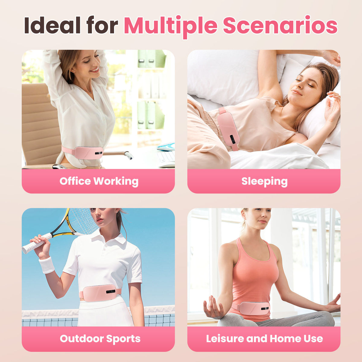 Almohadilla Térmica Menstrual con Masaje Vibratorio - vista 3