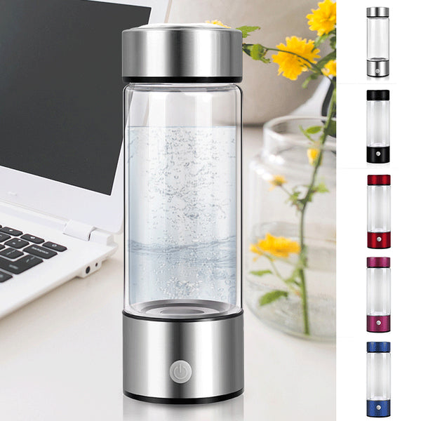 Botella Generadora de Agua con Hidrógeno, Recargable