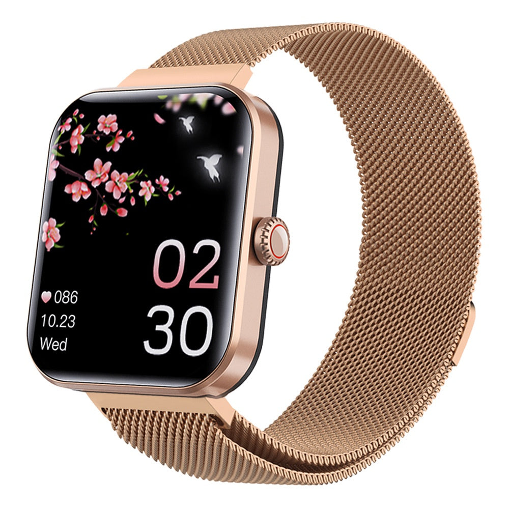 Smartwatch con Monitor de Ritmo Cardíaco, Tensión y Temperatura Corporal