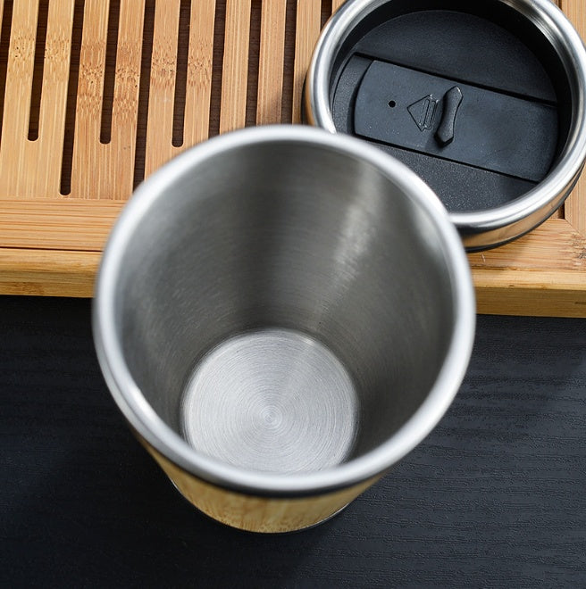 Vaso Térmico de Bambú para Café - vista 4