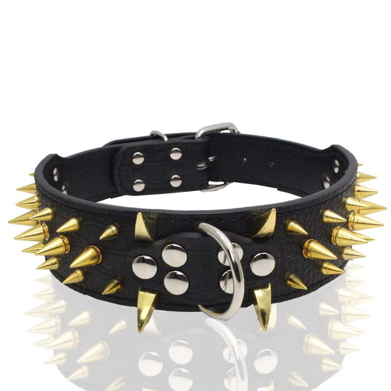 Collar Antimordeduras con Remaches para Perros Grandes - vista 6
