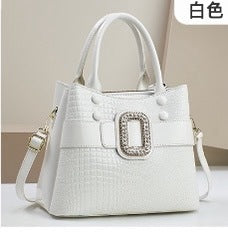Bolso Bandolera con Textura de Lagarto