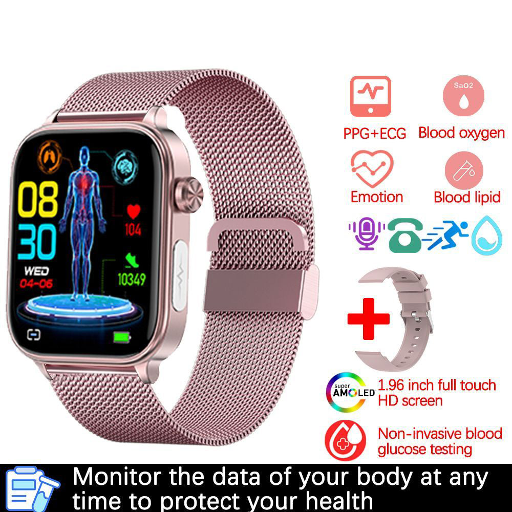 Smartwatch con Llamadas Bluetooth, ECG y Monitor de Tensión Arterial