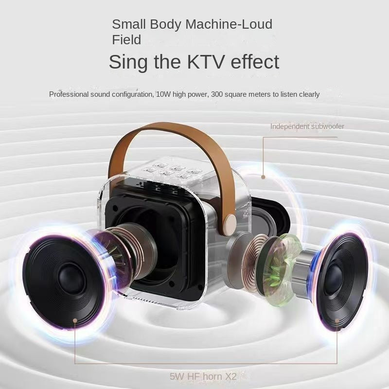 Altavoz Micrófono Bluetooth Inalámbrico con Función Karaoke