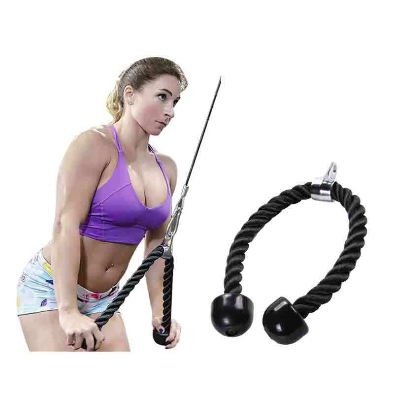 Cuerda de Poleas para Tríceps y Bíceps, Gimnasio en Casa - vista 3