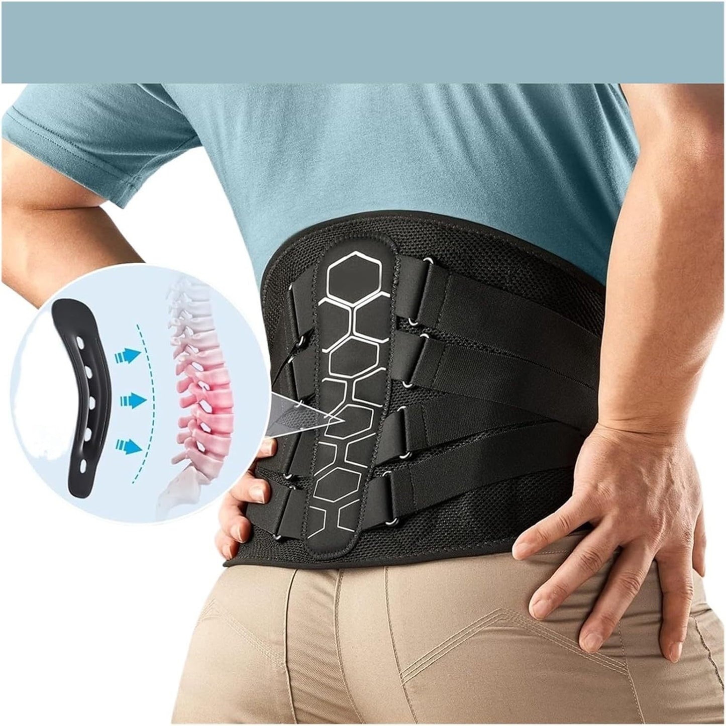 Faja Lumbar Deportiva Unisex para Entrenamiento y Running