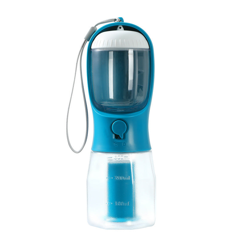 Botella 3 en 1 para Mascotas: Agua, Comida y Bolsas - vista 2