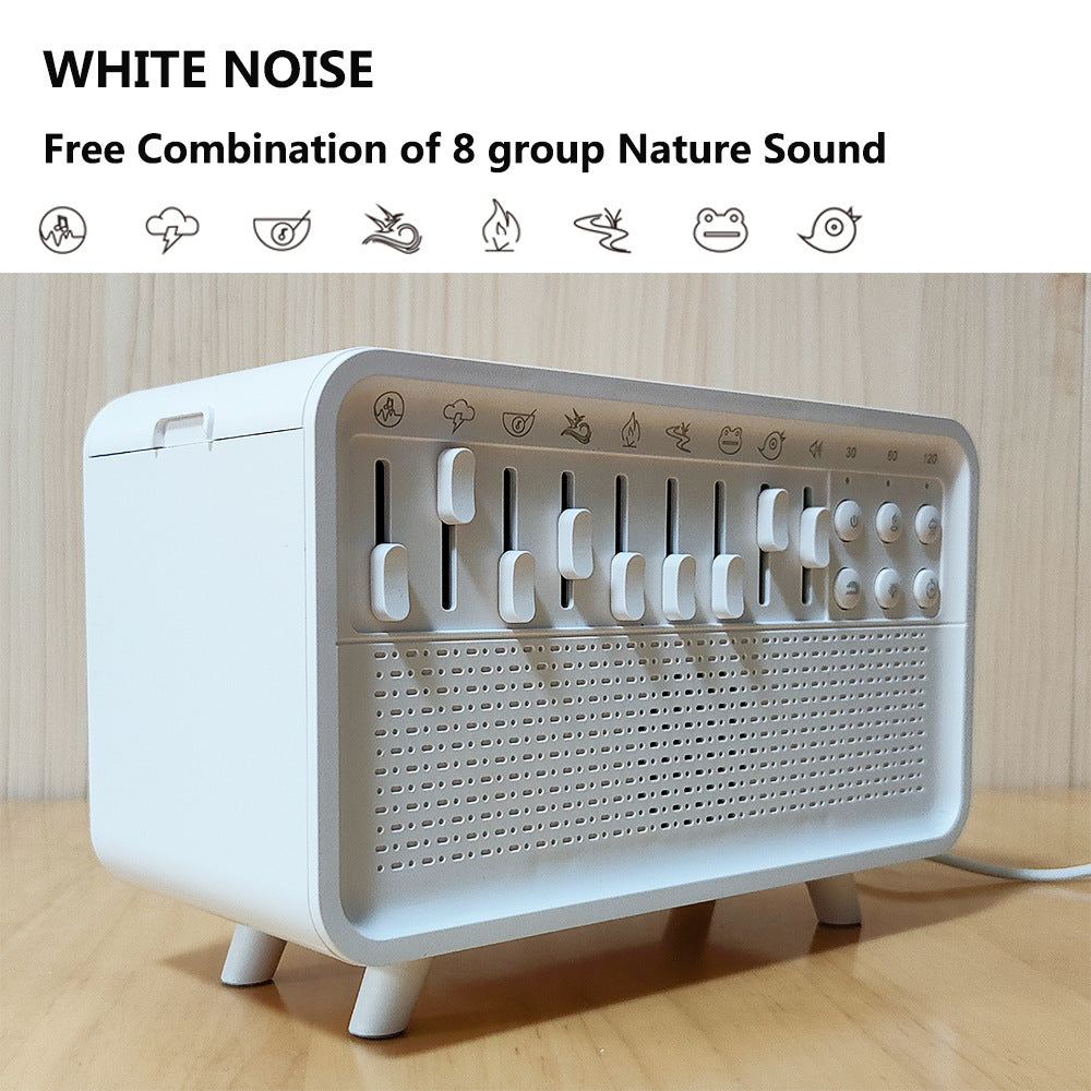 Humidificador con Ruido Blanco, Altavoz Bluetooth y Llama Simulada - vista 5