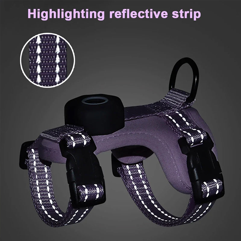 Arnés Reflectante Antifugas para Gatos con Hueco para AirTag - vista 9
