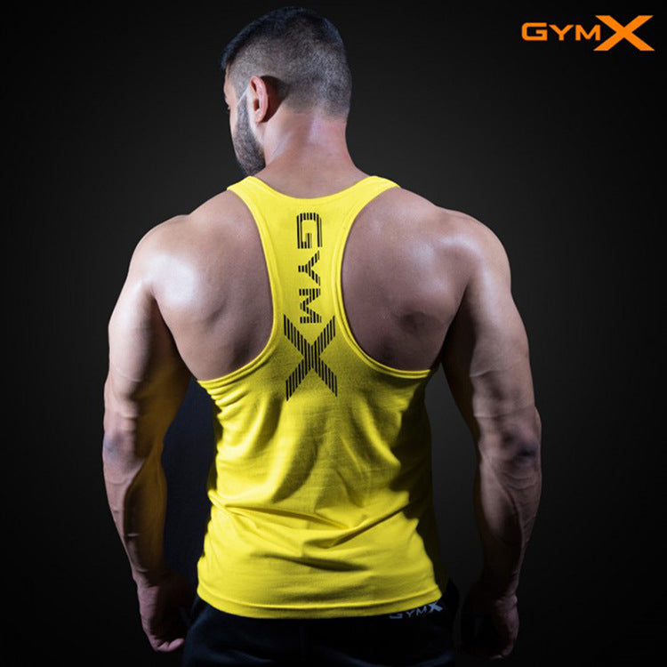 Camiseta de Tirantes Ajustada de Secado Rápido para Entrenar