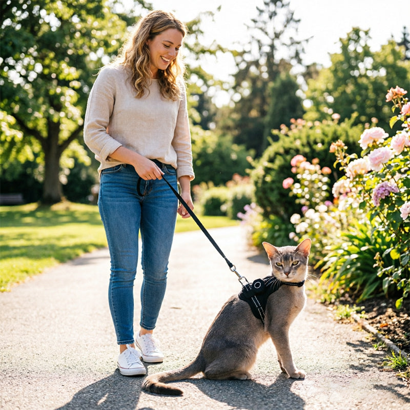 Arnés Reflectante Antifugas para Gatos con Hueco para AirTag - vista 7