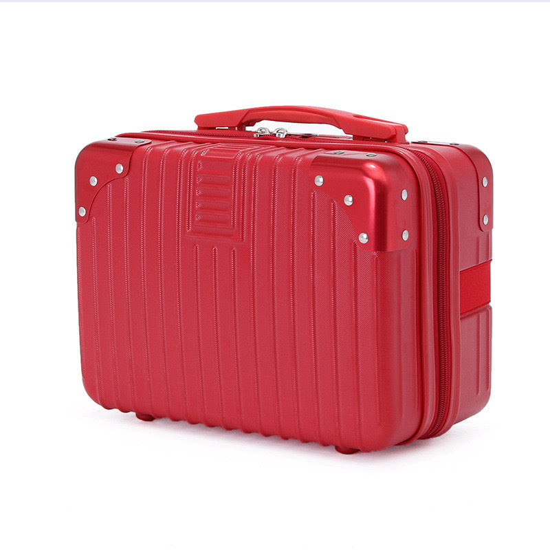 Maleta Vintage con Cerradura, Neceser Rígido de Viaje