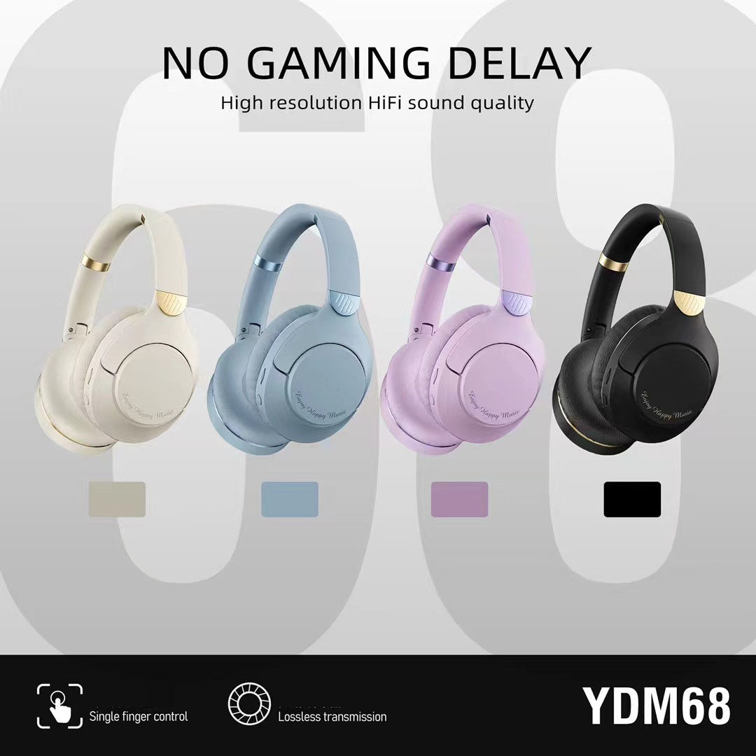 Auriculares Inalámbricos Bluetooth YDM68 con Graves Potentes para Gaming