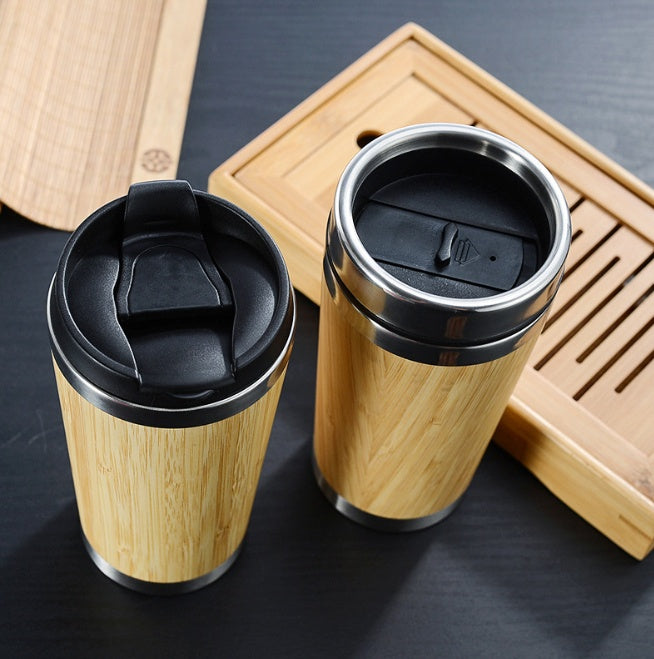 Vaso Térmico de Bambú para Café - vista 2