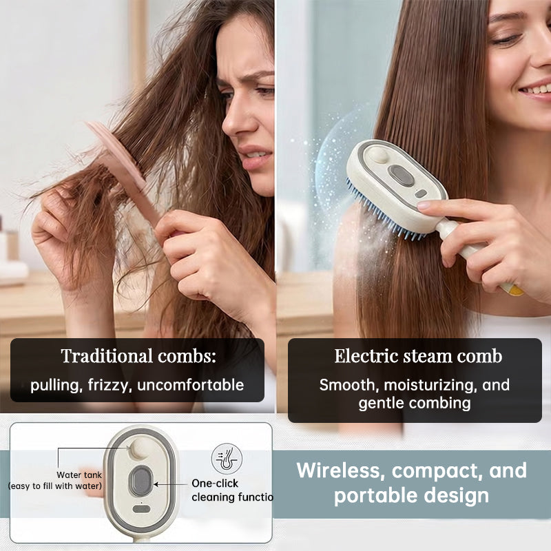 Cepillo Alisador Eléctrico de Vapor, Iónico - vista 8