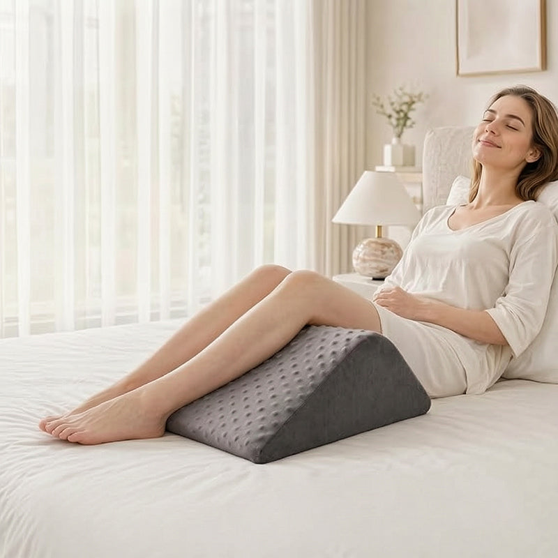 Set de Cojines de Espuma en Cuña para Elevar Piernas y Apoyar la Espalda