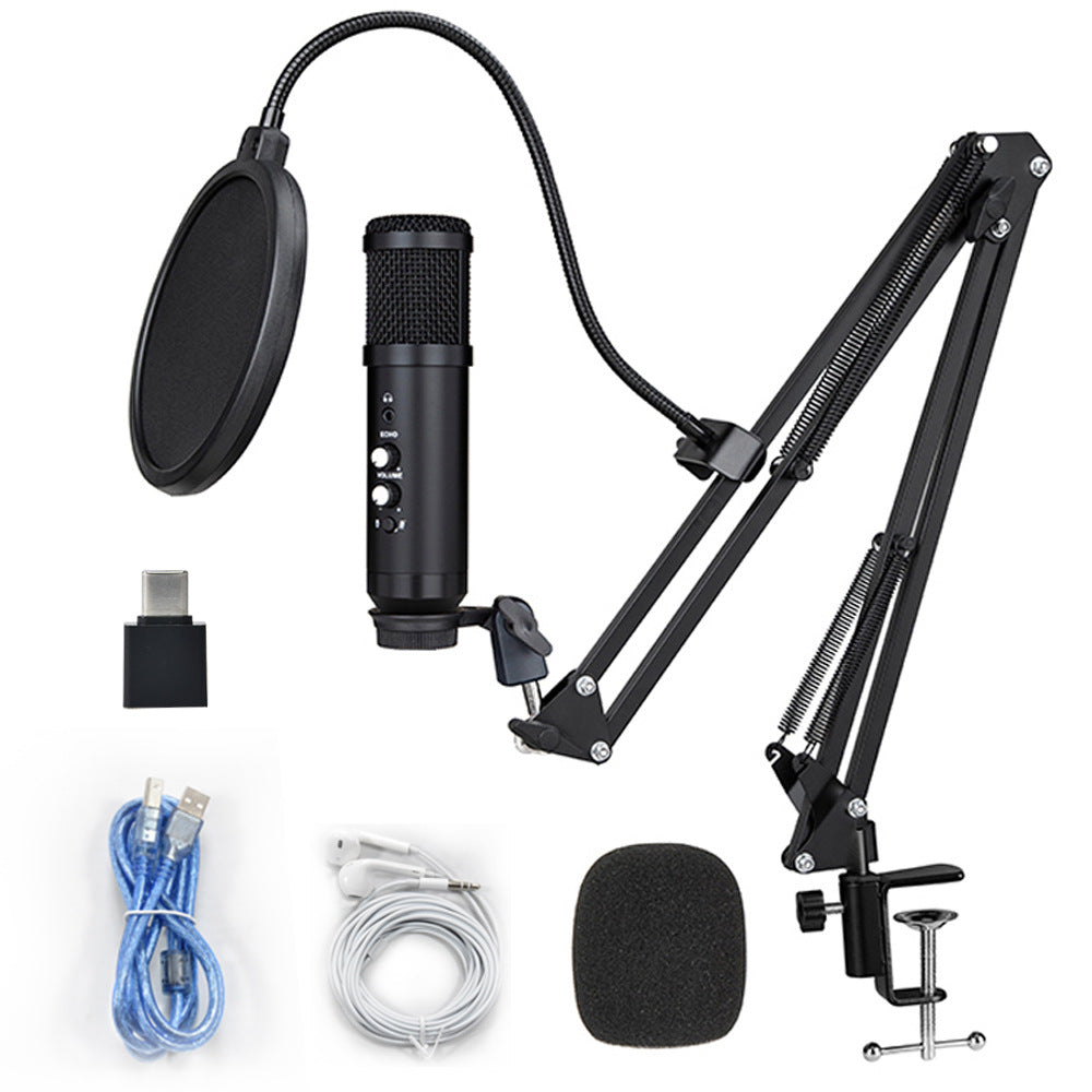 Micrófono de Condensador USB para Karaoke, Streaming y Videollamadas