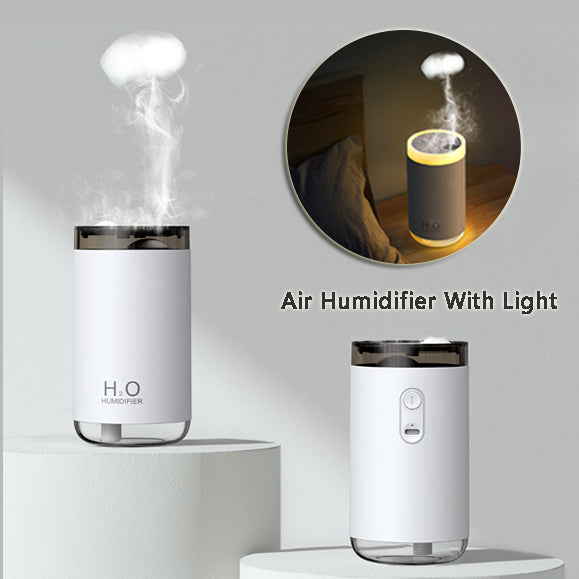 Humidificador Medusa con Anillos de Humo y Luz Nocturna