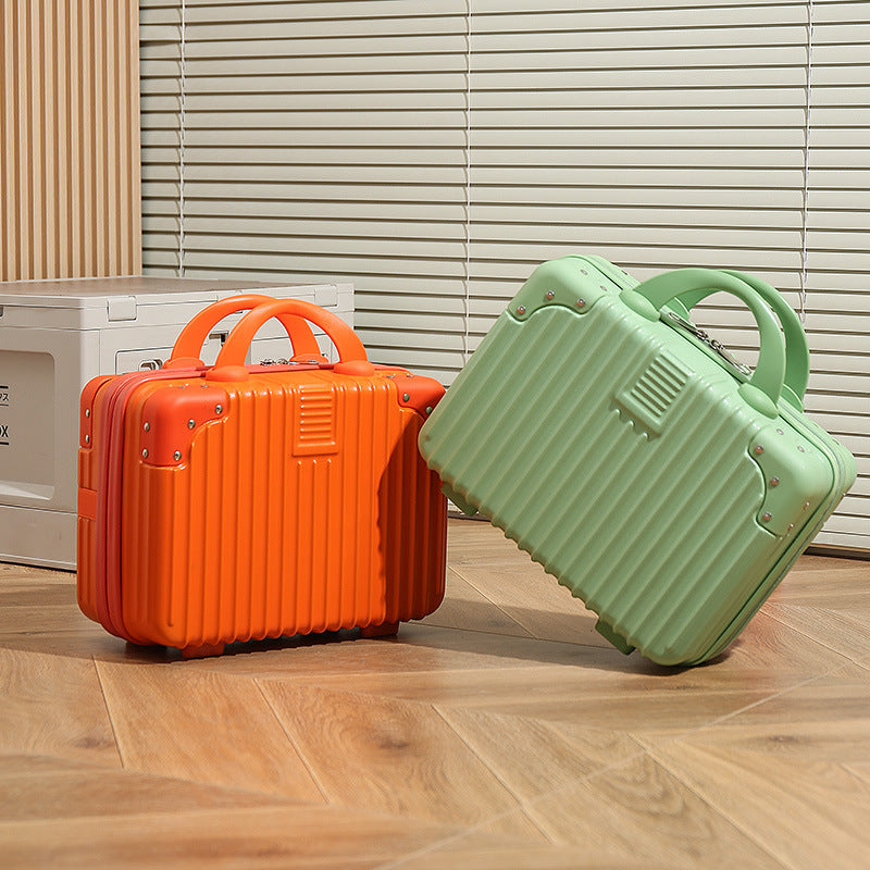 Maleta Vintage con Cerradura, Neceser Rígido de Viaje