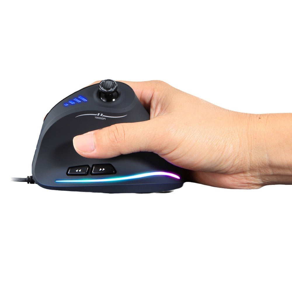 Ratón Vertical Ergonómico C18 RGB para Gaming y Oficina - vista 4