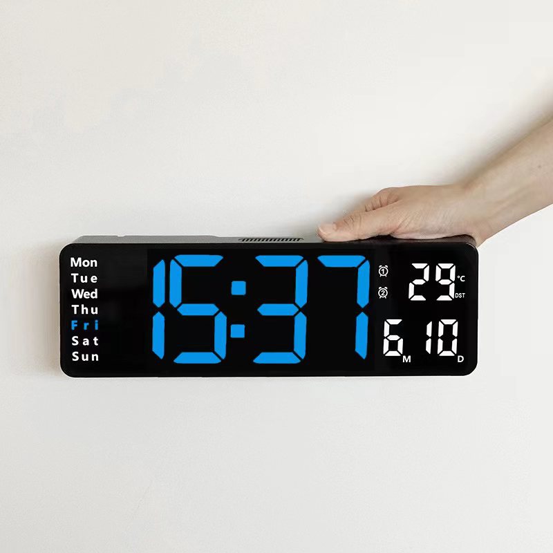 Reloj de Pared LED Digital con Mando a Distancia y Temperatura - vista 9