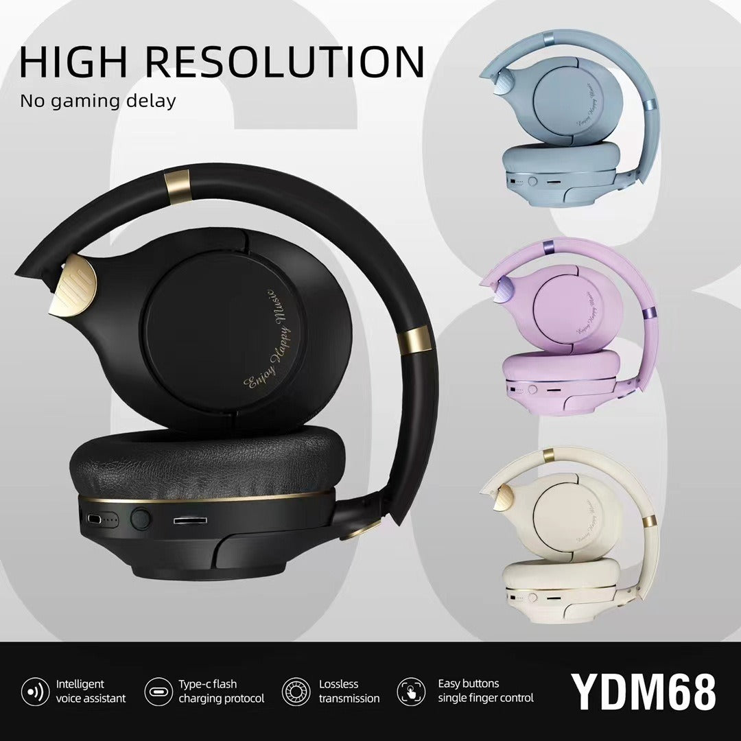 Auriculares Inalámbricos Bluetooth YDM68 con Graves Potentes para Gaming - vista 2
