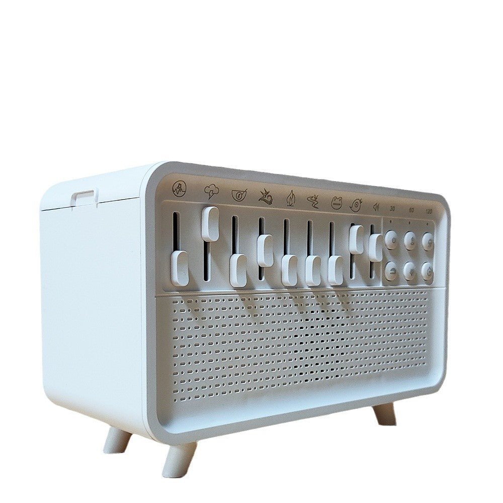 Humidificador con Ruido Blanco, Altavoz Bluetooth y Llama Simulada