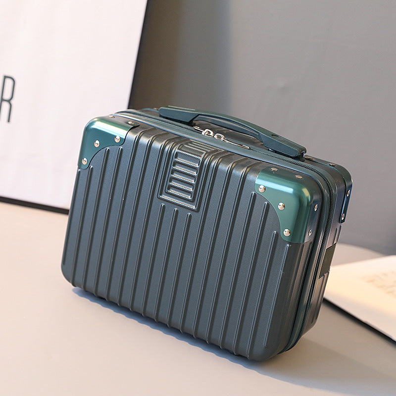 Maleta Vintage con Cerradura, Neceser Rígido de Viaje