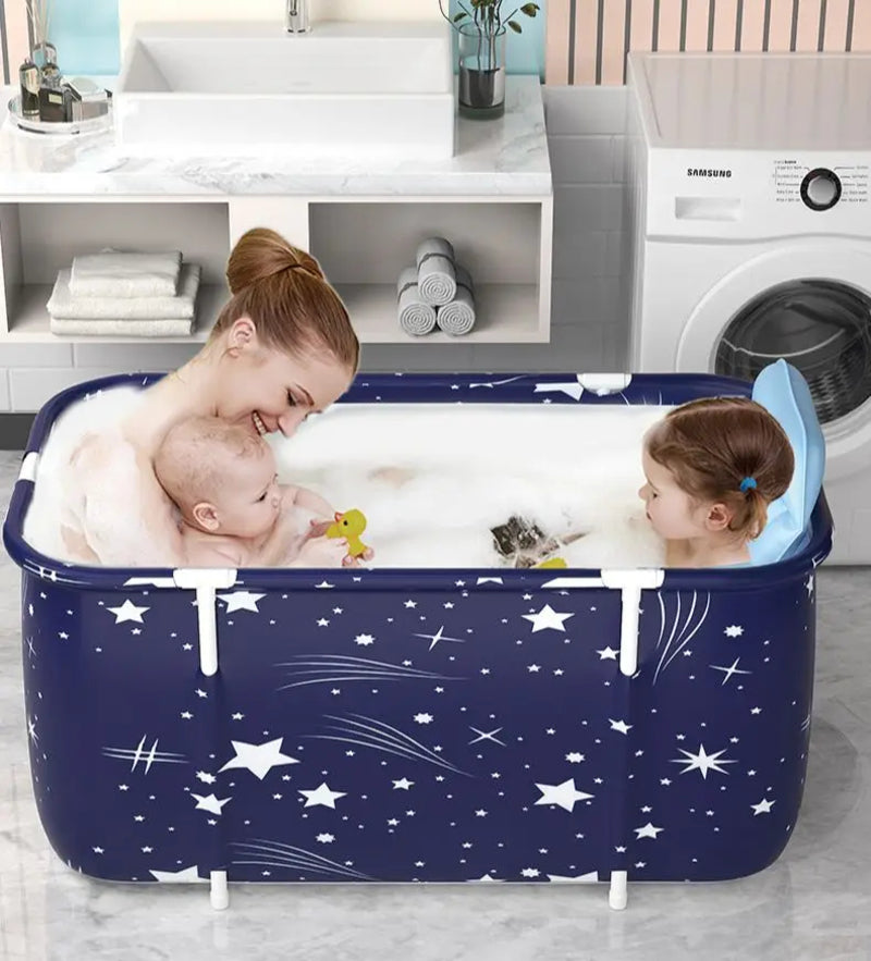 Bañera Plegable Portátil 120cm, para Adultos y Bebés - vista 8