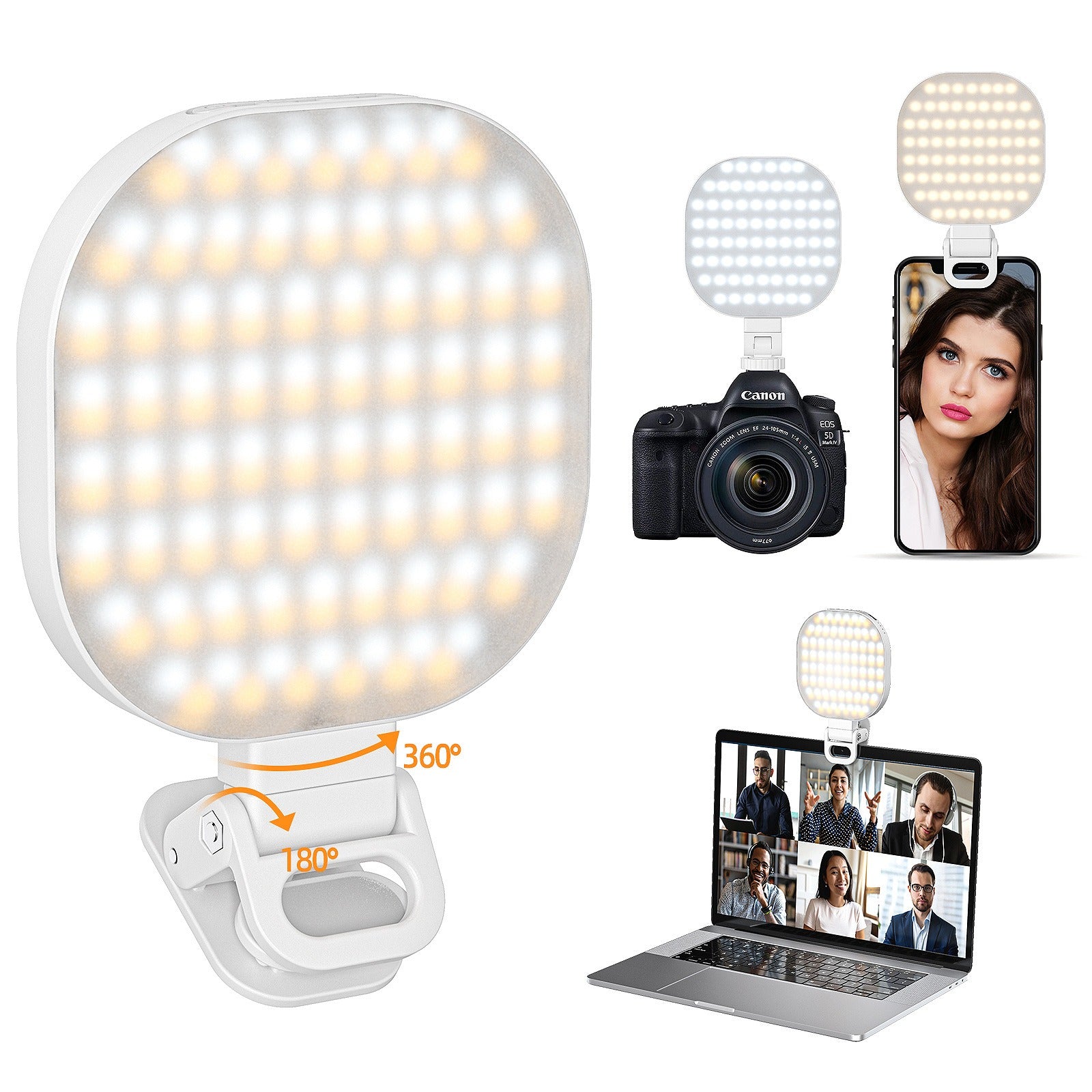 Aro de Luz LED para Móvil, Videollamadas y Retransmisiones