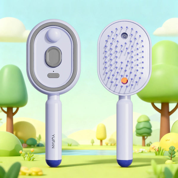 Cepillo Alisador Eléctrico de Vapor, Iónico