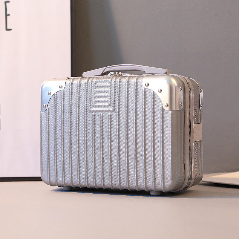 Maleta Vintage con Cerradura, Neceser Rígido de Viaje