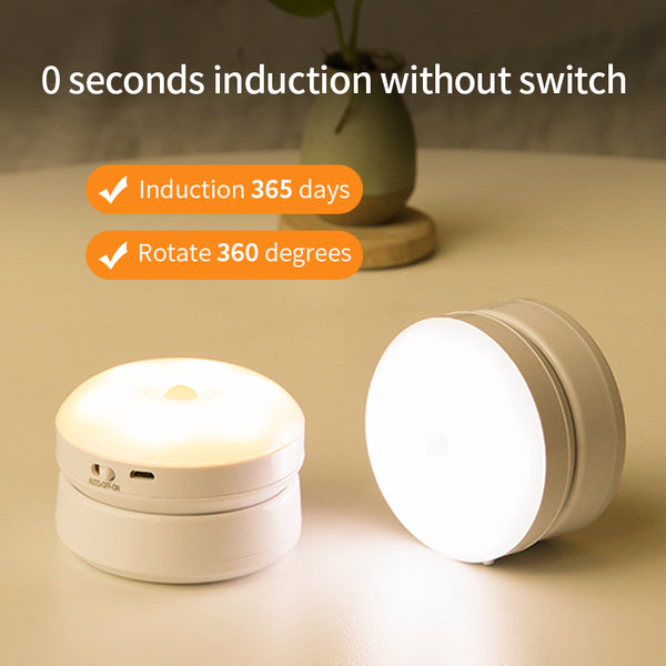 Luz LED con Sensor de Movimiento Giratoria para Pasillo y Garaje