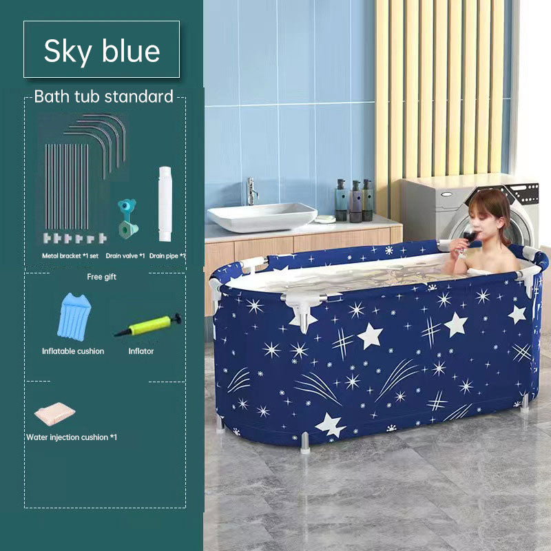 Bañera Plegable Portátil 120cm, para Adultos y Bebés - vista 5