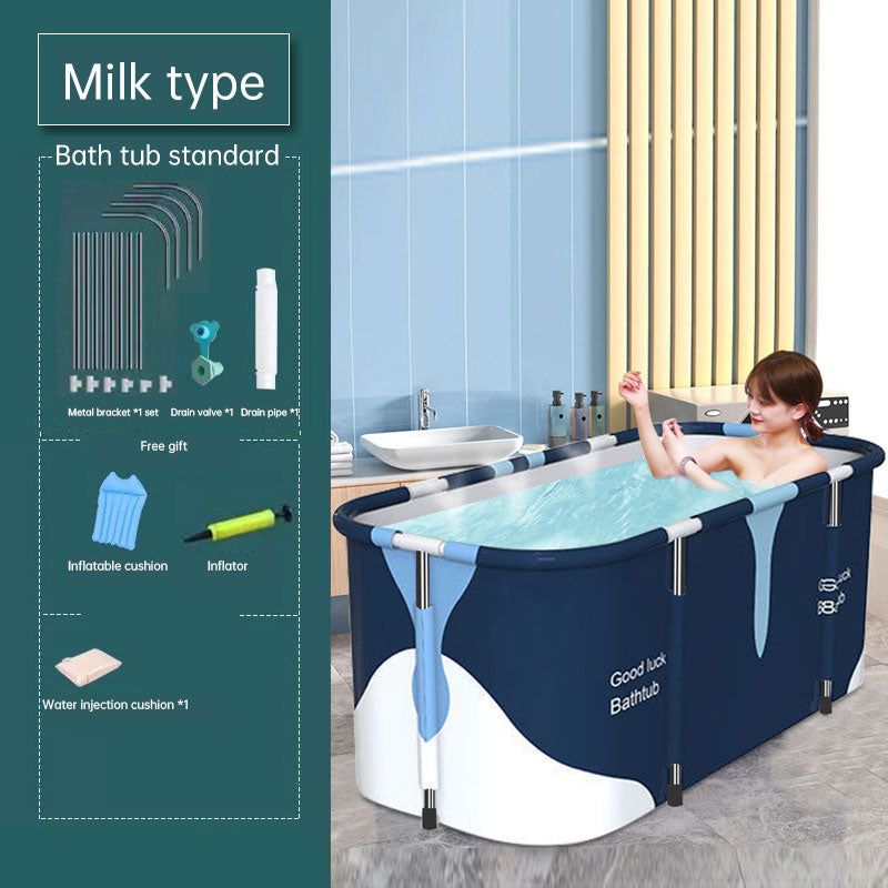 Bañera Plegable Portátil 120cm, para Adultos y Bebés - vista 2