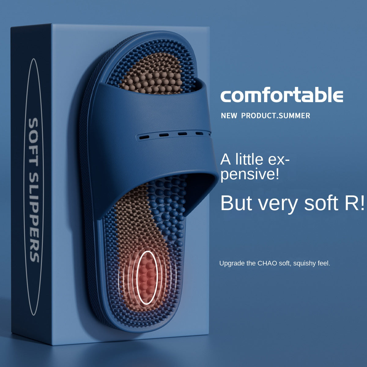 Zapatillas de Masaje Antideslizantes para Baño, Reflexología