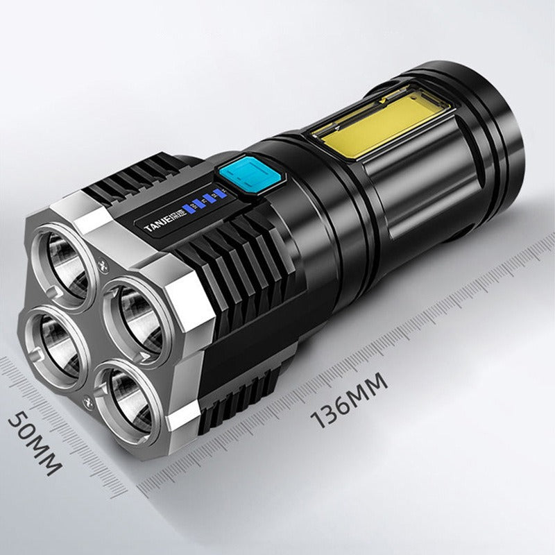 Linterna LED de Trabajo con Luz Lateral, Recargable USB - vista 6