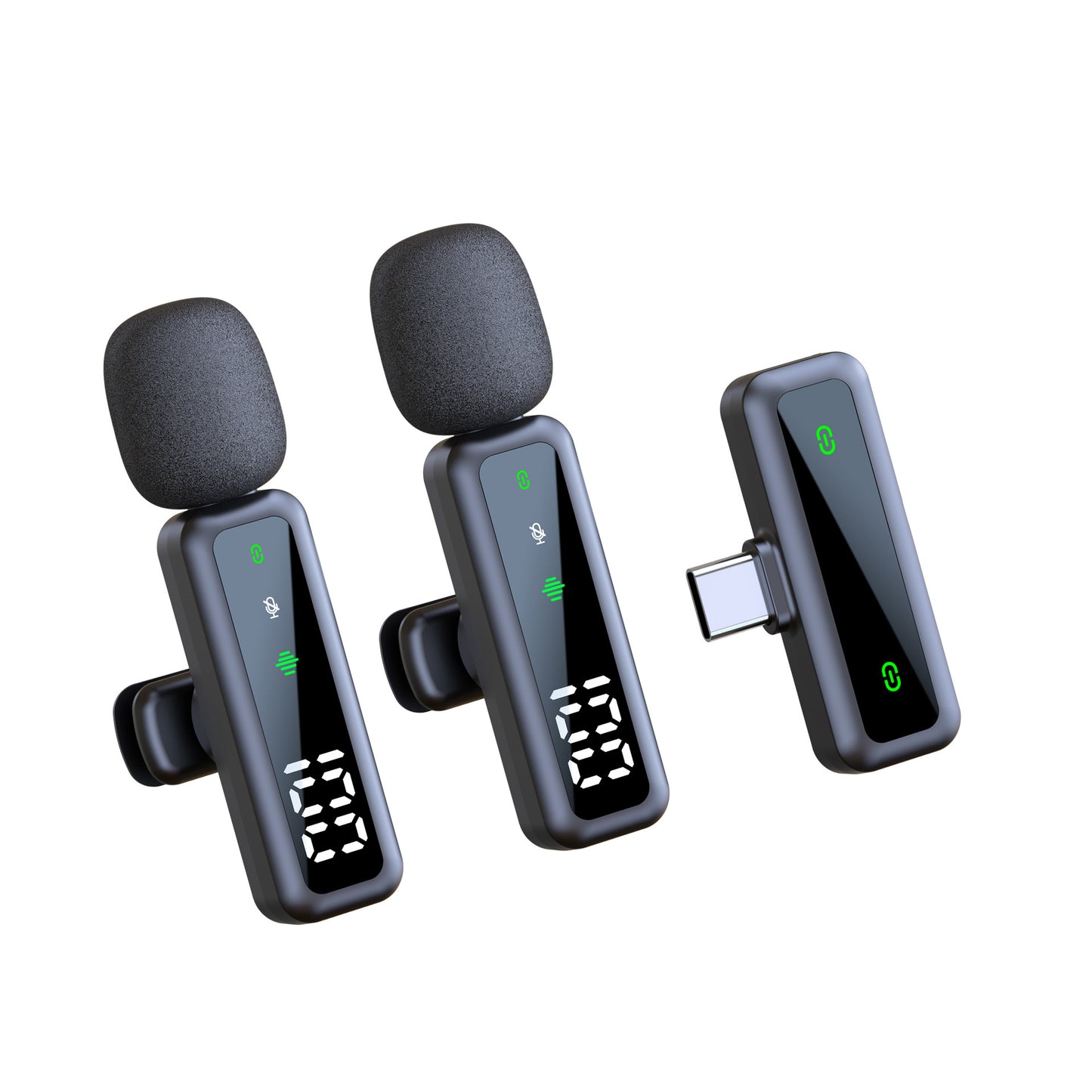 Micrófono de Solapa Inalámbrico H63 para Exteriores y Streaming - vista 3