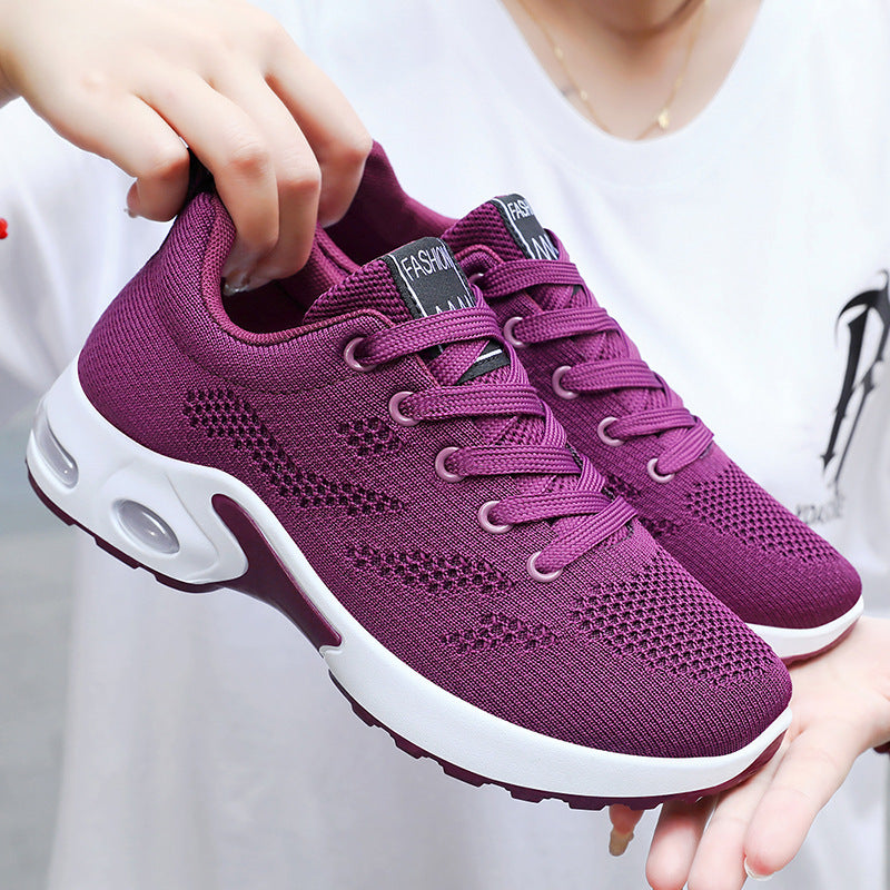 Zapatillas Deportivas Acolchadas de Suela Blanda, Tallas Grandes