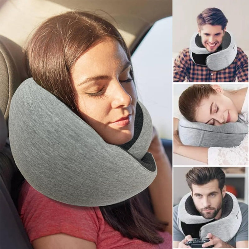 Almohada de Viaje Cervical en U, Antideformación