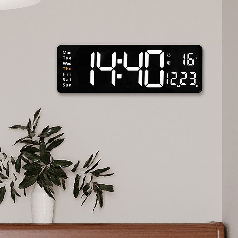 Reloj de Pared LED Digital con Mando a Distancia y Temperatura - vista 3