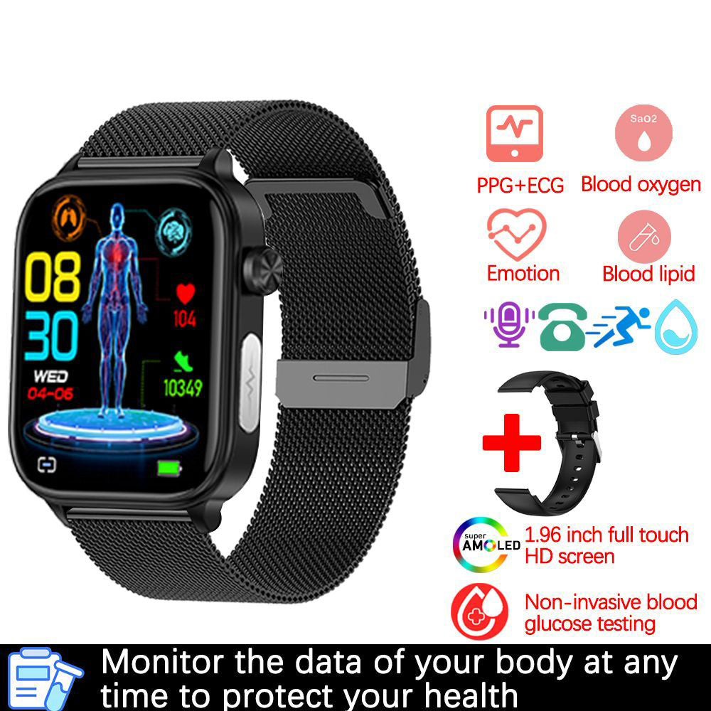Smartwatch con Llamadas Bluetooth, ECG y Monitor de Tensión Arterial