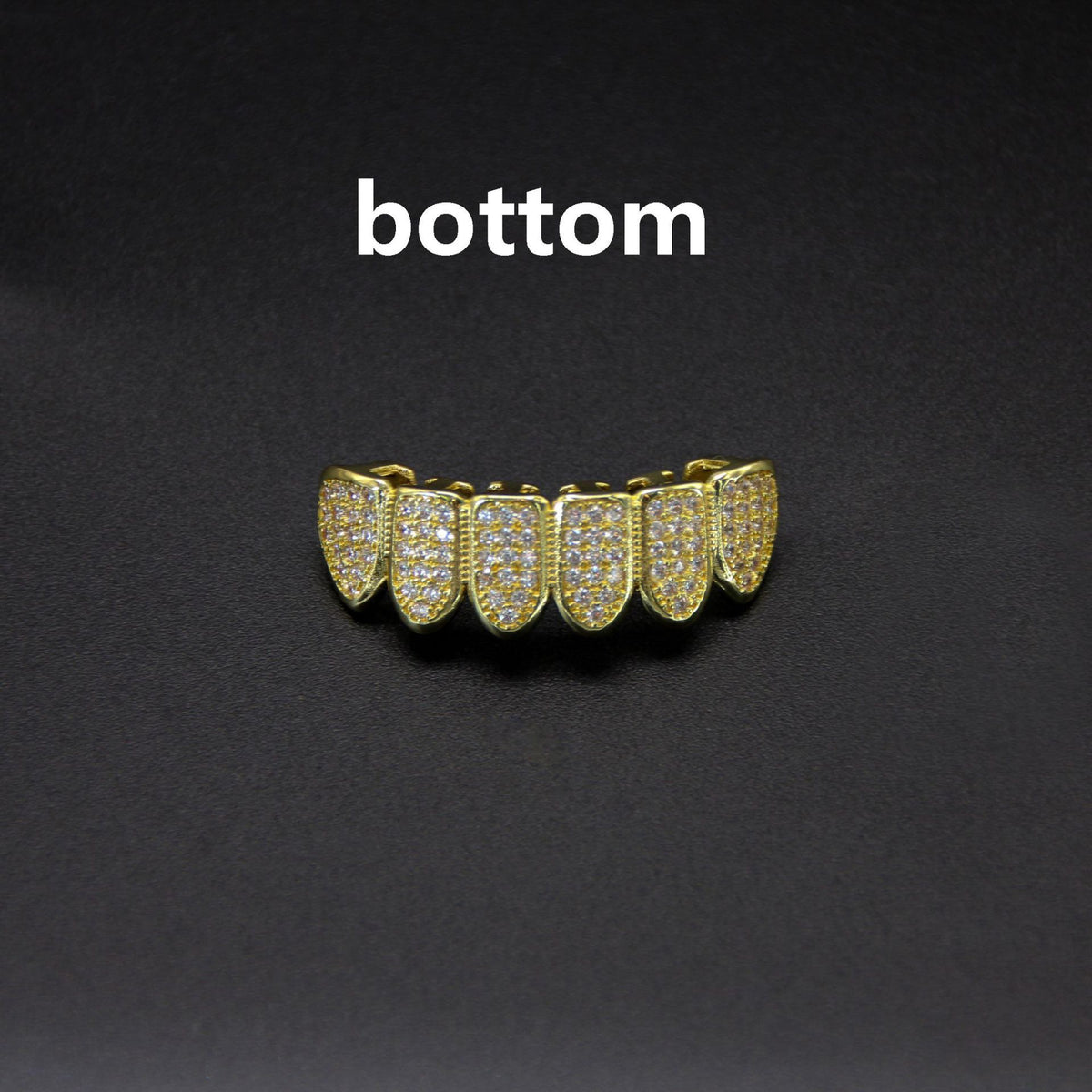 Grillz Dentales Hip Hop con Circonitas, Diseño Exagerado - vista 10