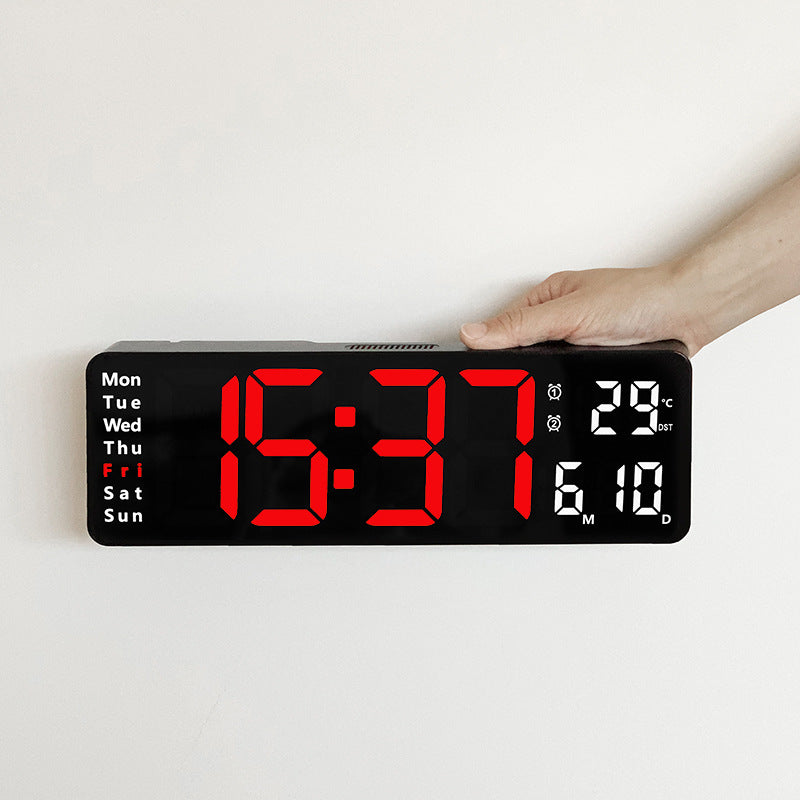 Reloj de Pared LED Digital con Mando a Distancia y Temperatura - vista 8