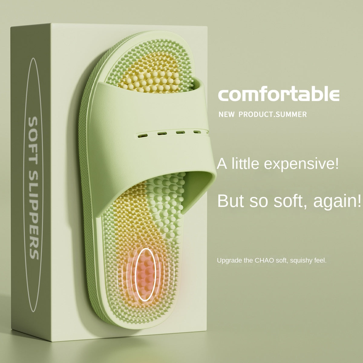 Zapatillas de Masaje Antideslizantes para Baño, Reflexología